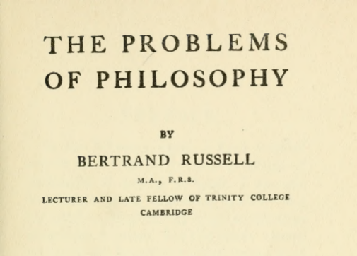 Bertrand Russell, Aparência e realidade